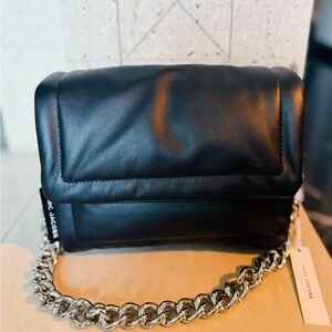 Marc Jacobs Black Crossbody Bag with Chain Strap